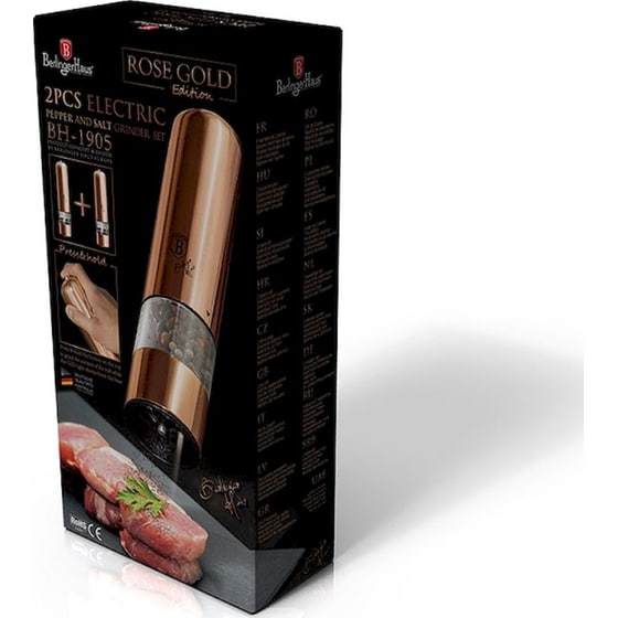 Berlinger Haus Σετ Ηλεκτρικοί Μύλοι με Κεραμικό Μύλο Rose Gold Collection image 2