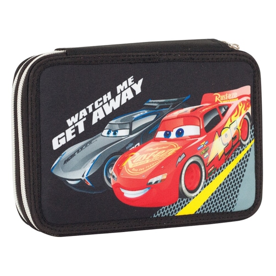 Κασετίνα Παραλληλόγραμμη Γεμάτη Cars Kachow Gim Διπλή image 0