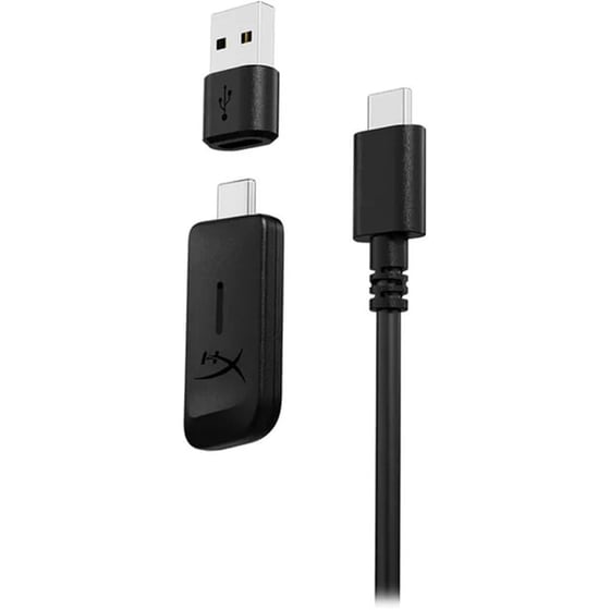 HyperX Cloud III Gaming Ασύρματα Ακουστικά 2.4GHz/USB - Μαύρα/Κόκκινο image 4