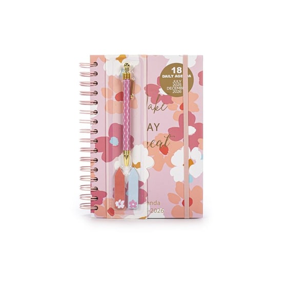 Ημερολόγιο Ημερήσιο Posh+Pop 2025-2026 18Μ Flowers image 0