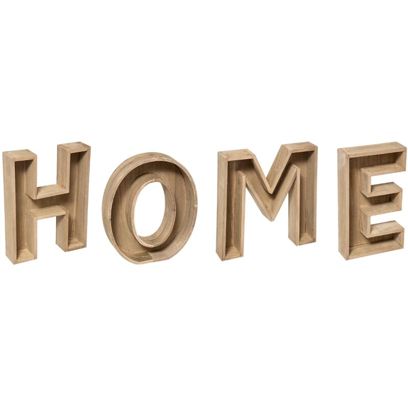 Επιτραπέζιο Διακοσμητικό Spitishop Home από MDF 83x5x26cm - Καφέ