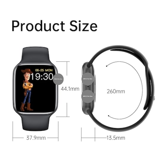 Smartwatch Wearfit HW22 Pro Max Pink 44mm - Pink Sand image 3