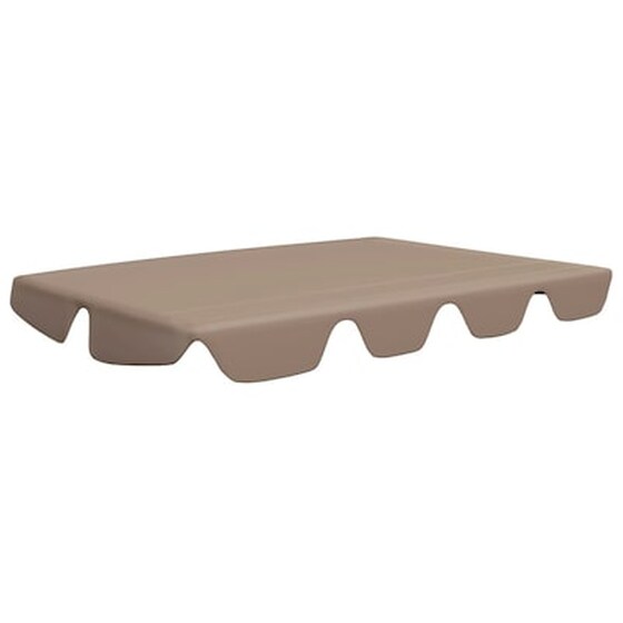 Vidaxl Πανί Ανταλλακτικό Για Κούνια Κήπου Taupe 188/168 X 110/145 Εκ. image 2