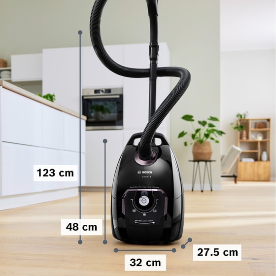 BOSCH SERIES 8 BGL8BA3S με Σακούλα 5 L Μαύρο Ηλεκτρική Σκούπα image 8
