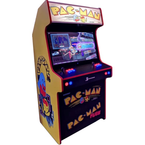 Ρετρό Κονσόλα Up-Right MVS XL 32" Pac-Man Cover με φωτιζόμενα κουμπιά image 0