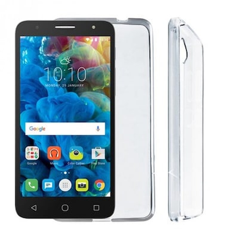 Θήκη Alcatel Pop 4 - Volte-Tel SlimColor TPU Back Cover Σιλικόνης - Διάφανη VOLTE-TEL