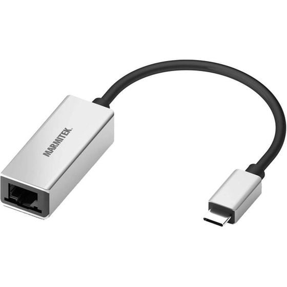 Marmitek 44139 USB Hub USB-C / Ethernet Adapter 0.15 m- Silver image 0