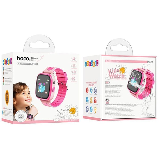 Smartwatch Hoco Y100 - Pink image 1