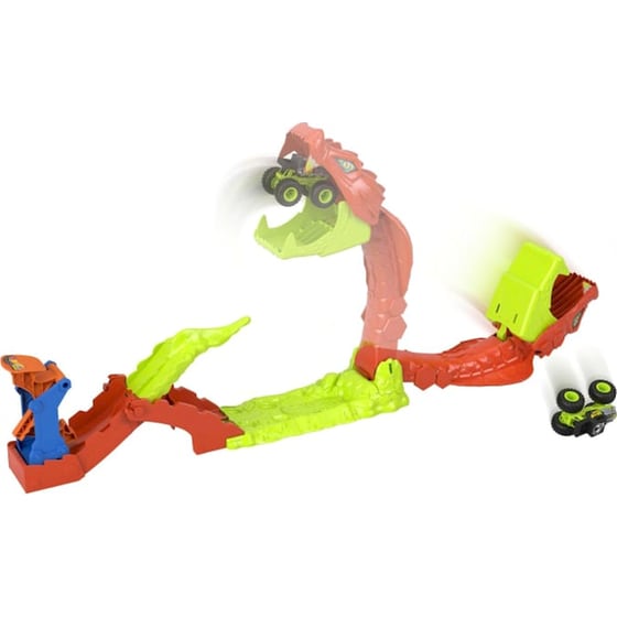 Mattel Hot Wheels Monster Trucks Πίστα Επίθεση Φιδιού image 3