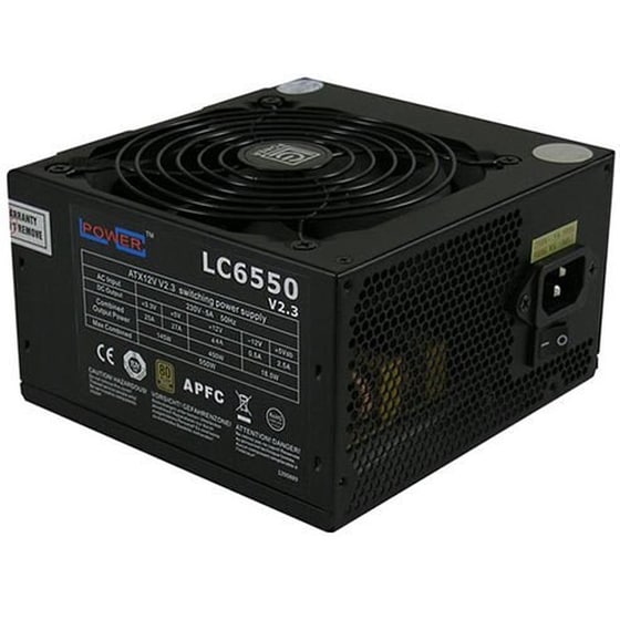 Τροφοδοτικό Υπολογιστή LC-Power 550W Single Fan - Μαύρο image 0