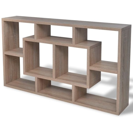 Ραφιέρα Τοίχου VidaXL από Μοριοσανίδα 85x16x47.5 cm - Φυσικό/Μπεζ image 0