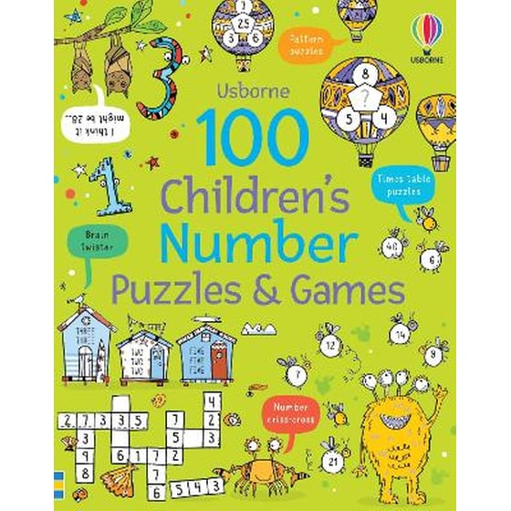 100 Children's Number Puzzles and Games image 0