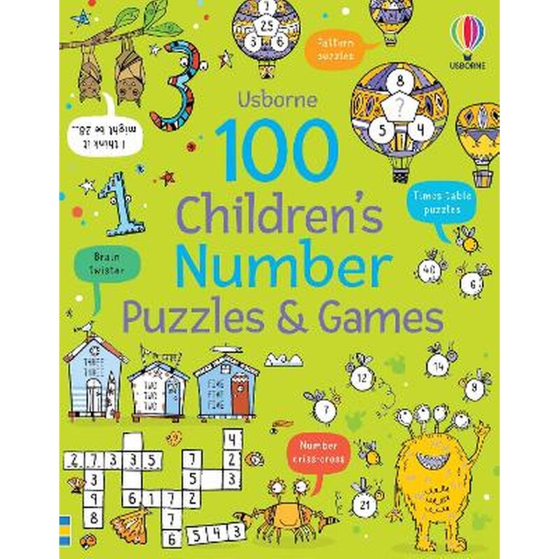 100 Childrens Number Puzzles and Games