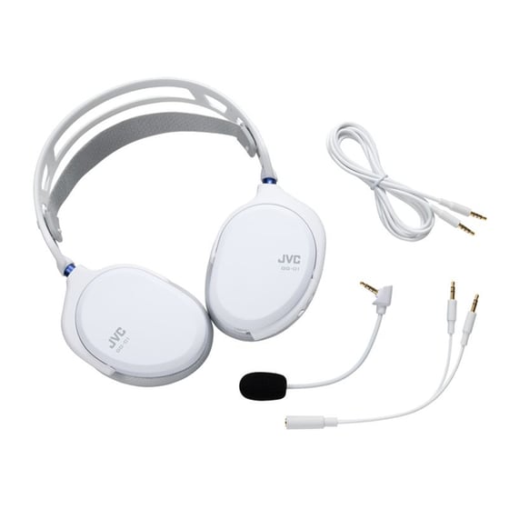 JVC GG-01 Gaming Ενσύρματα Ακουστικά 3.5mm - Λευκά image 3
