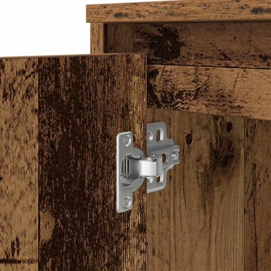 Γραφείο VidaXL από Επεξεργασμένο Ξύλο 120x42x76 cm - Παλιό Ξύλο image 8