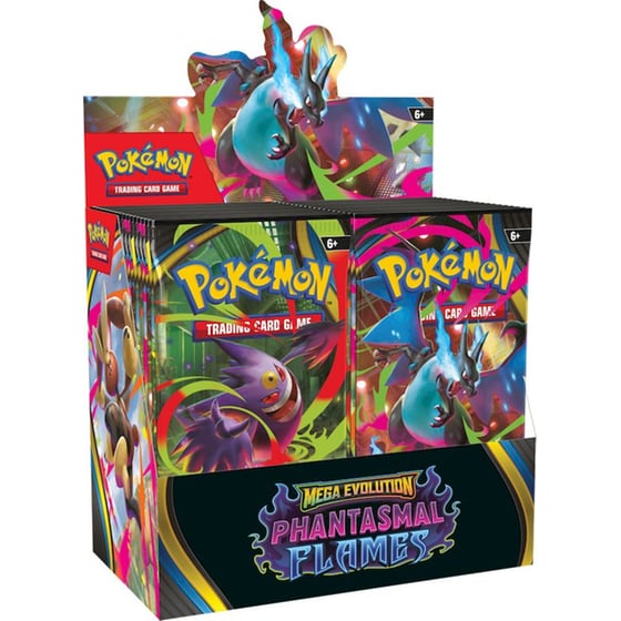 Pokémon TCG: Mega Evolution - Phantasmal Flames Booster 1 Φακελάκι - Τυχαία Επιλογή Σχεδίου image 1