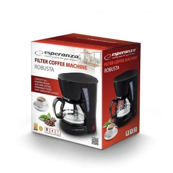 Καφετιέρα Φίλτρου ESPERANZA EKC006 Robusta 650 W 0.6 L Μαύρο image 1