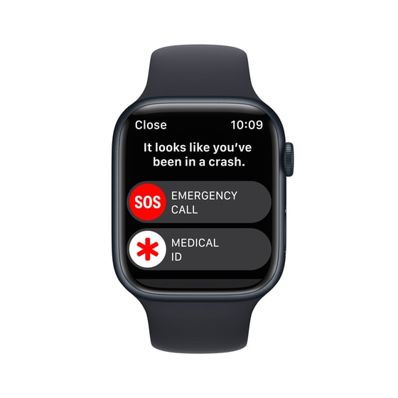 Apple Watch Series 8 Midnight Aluminium 41mm GPS - Midnight Sport Band Regular image 5