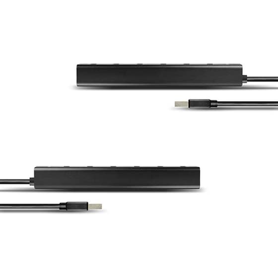Axagon HUE-SA7BP USB Hub 7 σε 1 USB-A - Μαύρο image 1