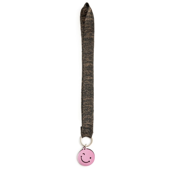 Μπρελόκ Λαιμού Lycsac Happy Emoji Ροζ image 0