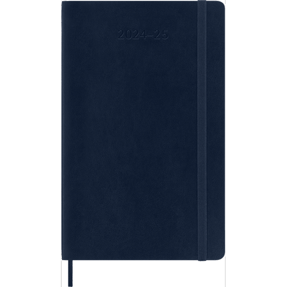 Ακαδημαϊκό Ημερολόγιο Εβδομαδιαίο Moleskine 2024-25 18Μ Large Sap. Blue Soft image 0