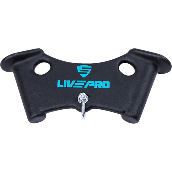 Λαβή Τροχαλίας Δικεφάλων LivePro Β-8326 από Ατσάλι - Μαύρο image 0