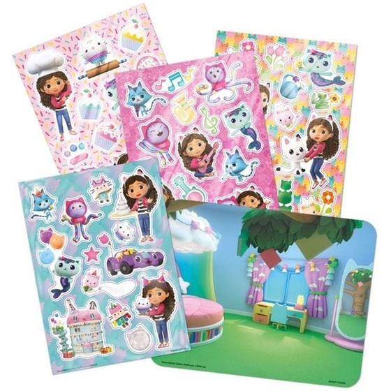 Σετ Αυτοκόλλητα Totum Gabby's Dollhouse Window Stickers image 1