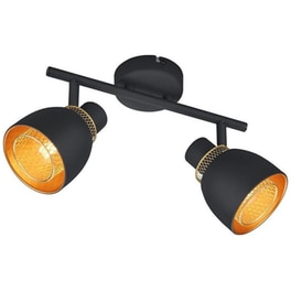 Σποτ Δίφωτο Reality Lighting Punch Black Mat
