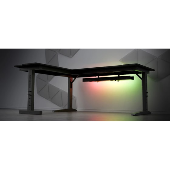 Γραφείο Gaming Genesis Holm Modular Corner Desk Set με Γωνιακό - Μαύρο image 2