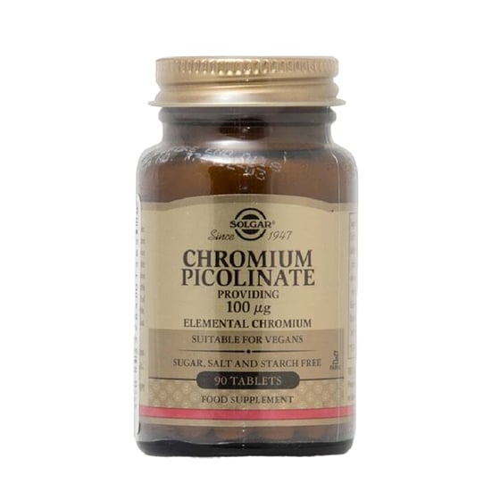 Μέταλλα Solgar Chromium Picolinate 100μg - 90 ταμπλέτες image 0