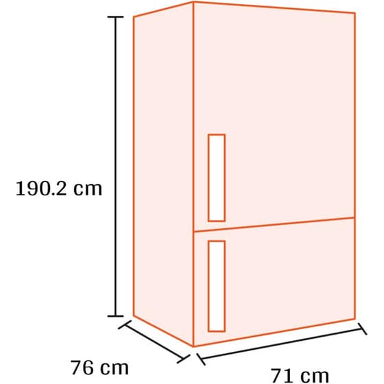 MONDIN MFC7DC Total No Frost 472 Lt Μπεζ Ψυγειοκαταψύκτης image 1