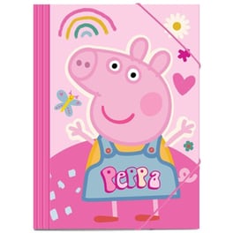 Φάκελος Πρεσπάν Διακάκης Με Λάστιχο 25x35 Peppa Pig