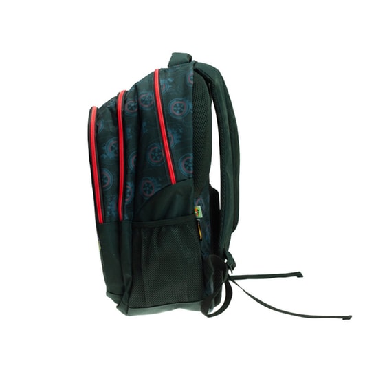 Τσάντα Πλάτης Gim Hot Wheels Πολλών Θηκών & Δώρο Mattel Hot Wheels Αυτοκινητάκια image 1