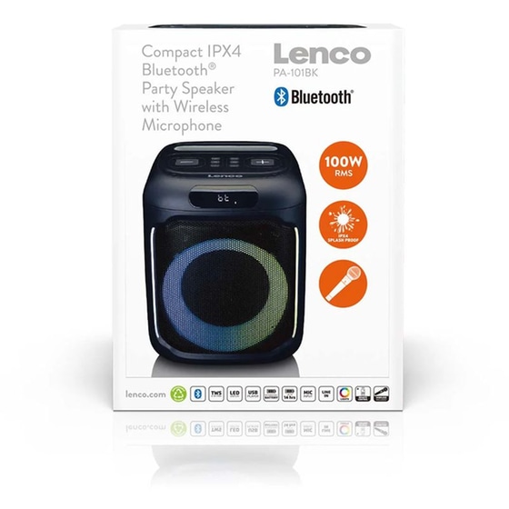 Party Speaker Lenco PA-101BK 100W - Black image 12