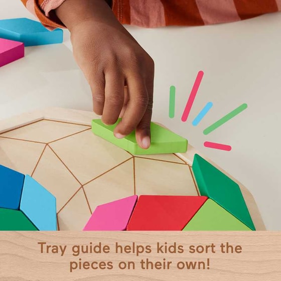 Fisher Price Wooden Mandala Puzzle Ξύλινο Παζλ Mandala image 3