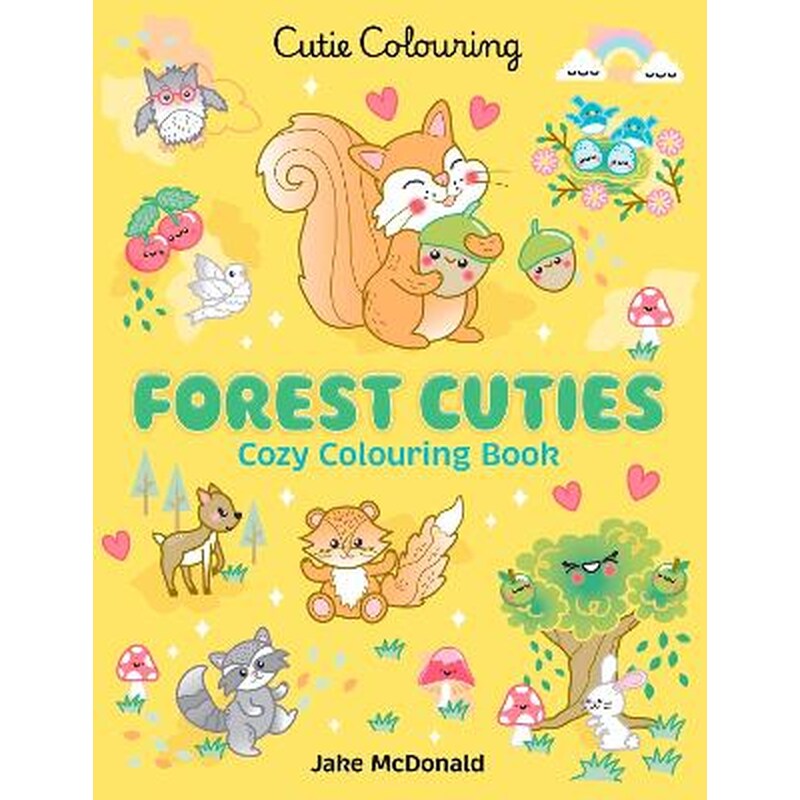 Forest Cuties: Colouring Book