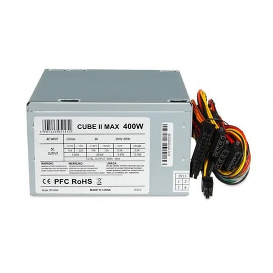 Τροφοδοτικό Υπολογιστή iBox Cube II 400W ATX - Ασημί image 0