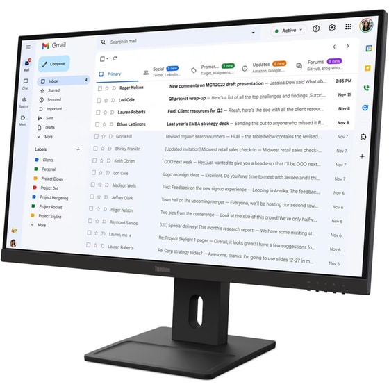 Lenovo ThinkVision E27-40 27" Full HD IPS 100Hz 6ms image 2