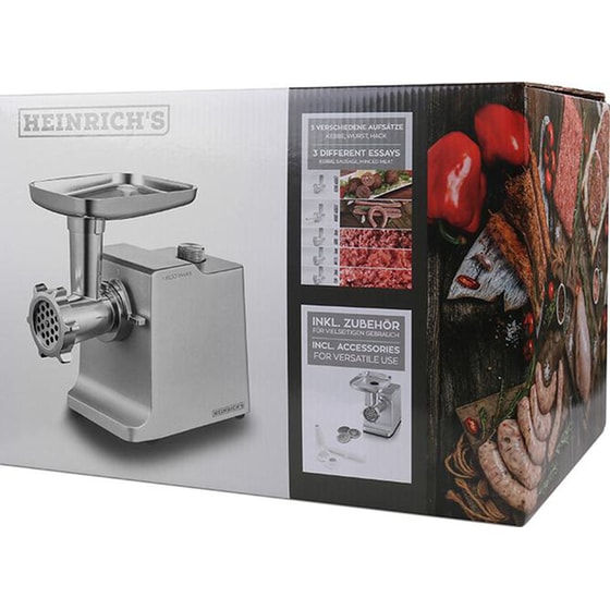 Κρεατομηχανή HEINRICHS HFW 8808 1800 W Inox image 5