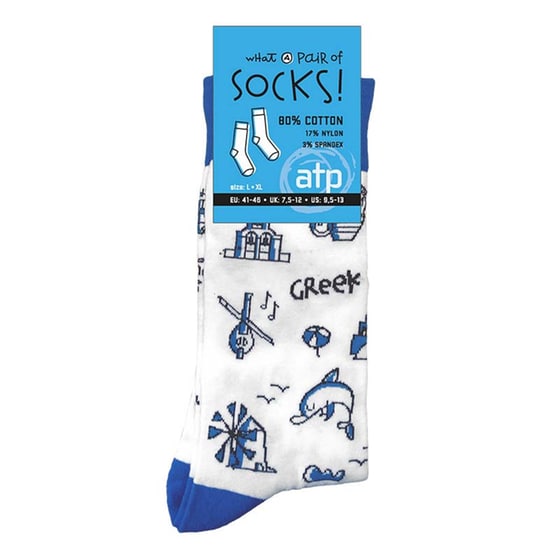 ATP Κάλτσες Ανδρικές Greek Islands No.41-46 (L-XL) image 1