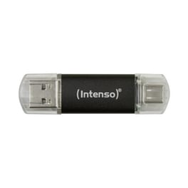 Intenso Twist Line 128GB USB 3.0 Stick με σύνδεση USB-A & USB-C Μαύρο