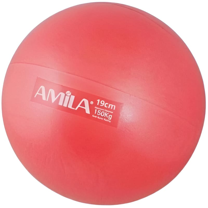 AMILA Μπαλάκι Γυμναστικής Amila Κατάλληλο για Pilates, Yoga 1.50 kg 19 cm από PVC - Κόκκινο