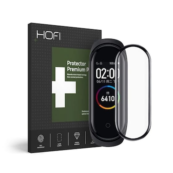 Προστασία Οθόνης Hofi Hybrid 3D Full Face Tempered Glass για Xiaomi Mi Band 3/Mi Smart Band 4 image 0