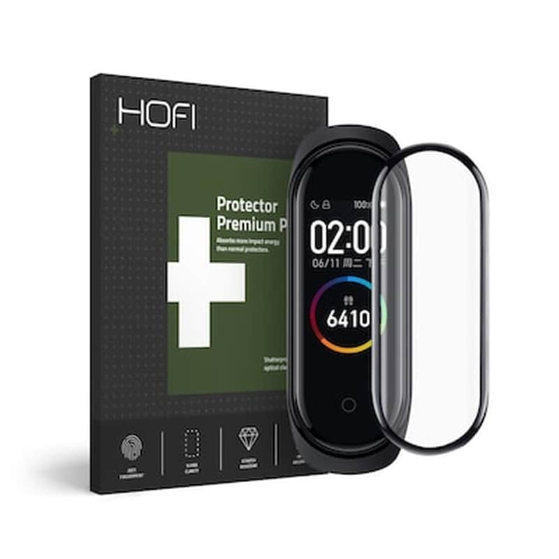 HOFI Προστασία Οθόνης Hofi Hybrid 3D Full Face Tempered Glass για Xiaomi Mi Band 3/Mi Smart Band 4