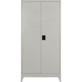 Ντουλάπα Steelen Δίφυλλη Μεταλλική 80x45x191cm - Γκρι