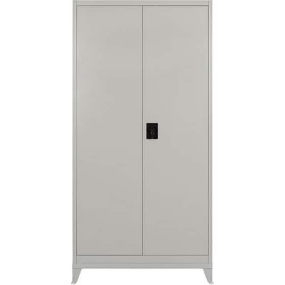 Ντουλάπα Steelen Δίφυλλη Μεταλλική 80x45x191cm - Γκρι image 0