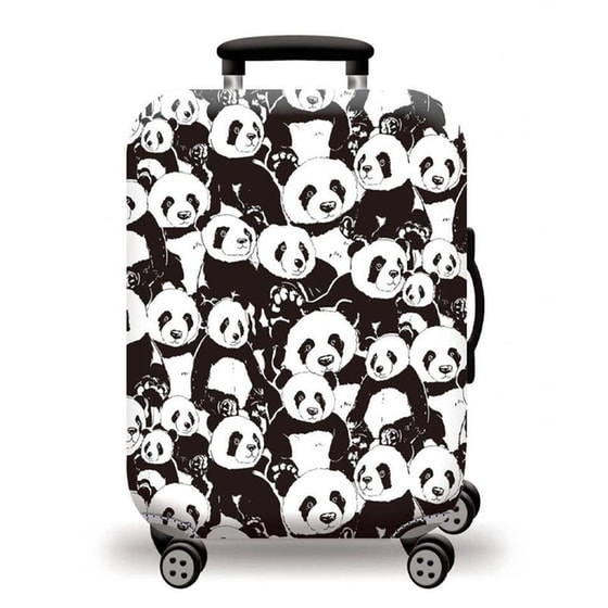 Κάλυμμα Βαλίτσας Amber Large White Panda image 0
