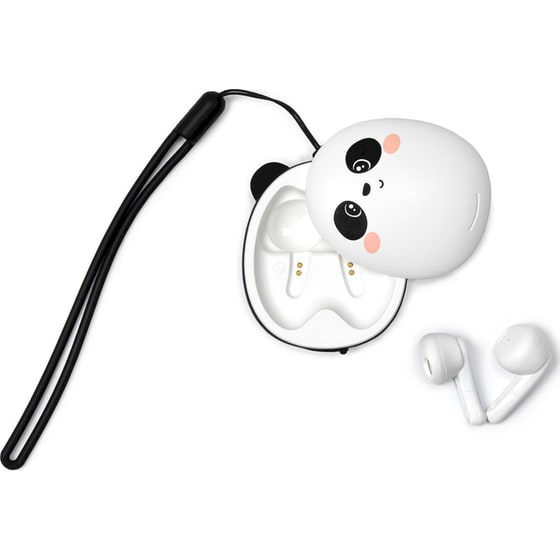 Ακουστικά Bluetooth Legami Be Free Panda Ear Buds με Θήκη Φόρτισης USB-C - Λευκά image 3