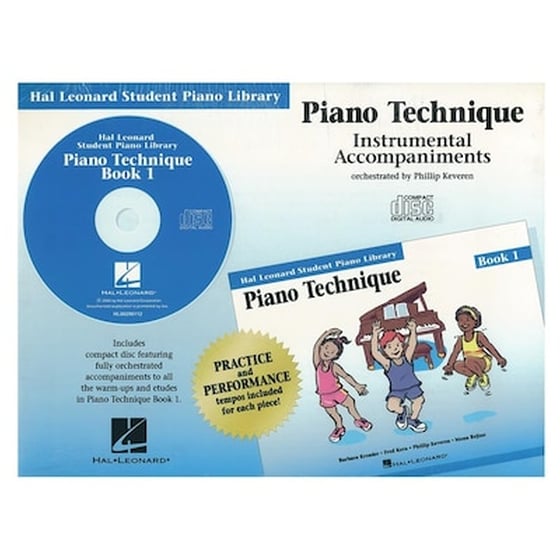 Hal Leonard Student Piano Library - Piano Technique, Book 1 (cd Accompaniment) image 1