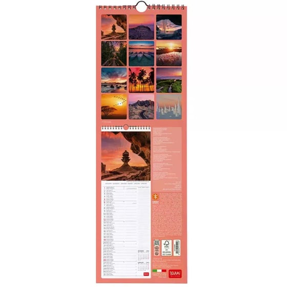 Ημερολόγιο Τοίχου Legami 2025 Sunsets 16x49 cm image 1